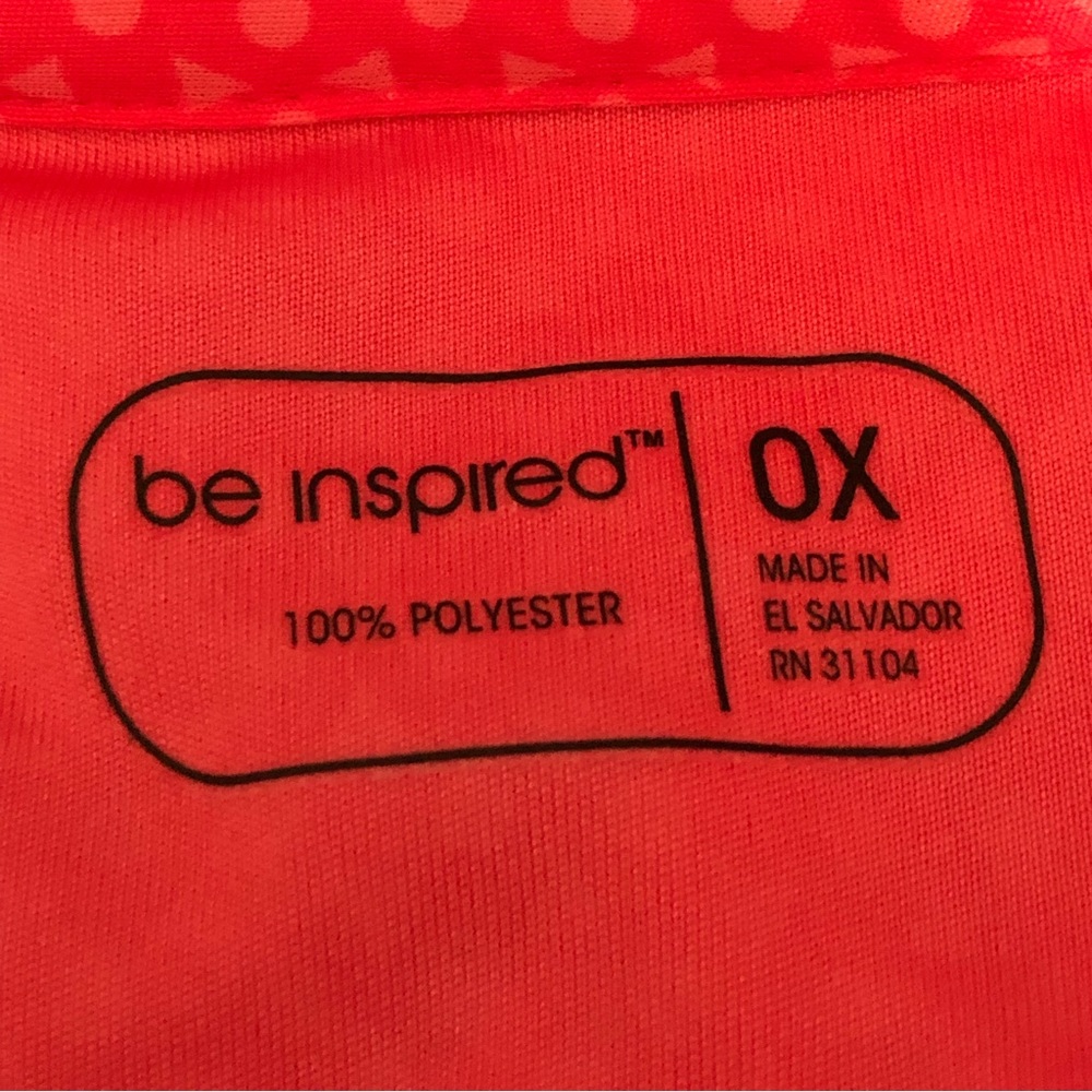 Be Inspired Plus Size Polka Dot Athletic Top - Picture 8 of 8